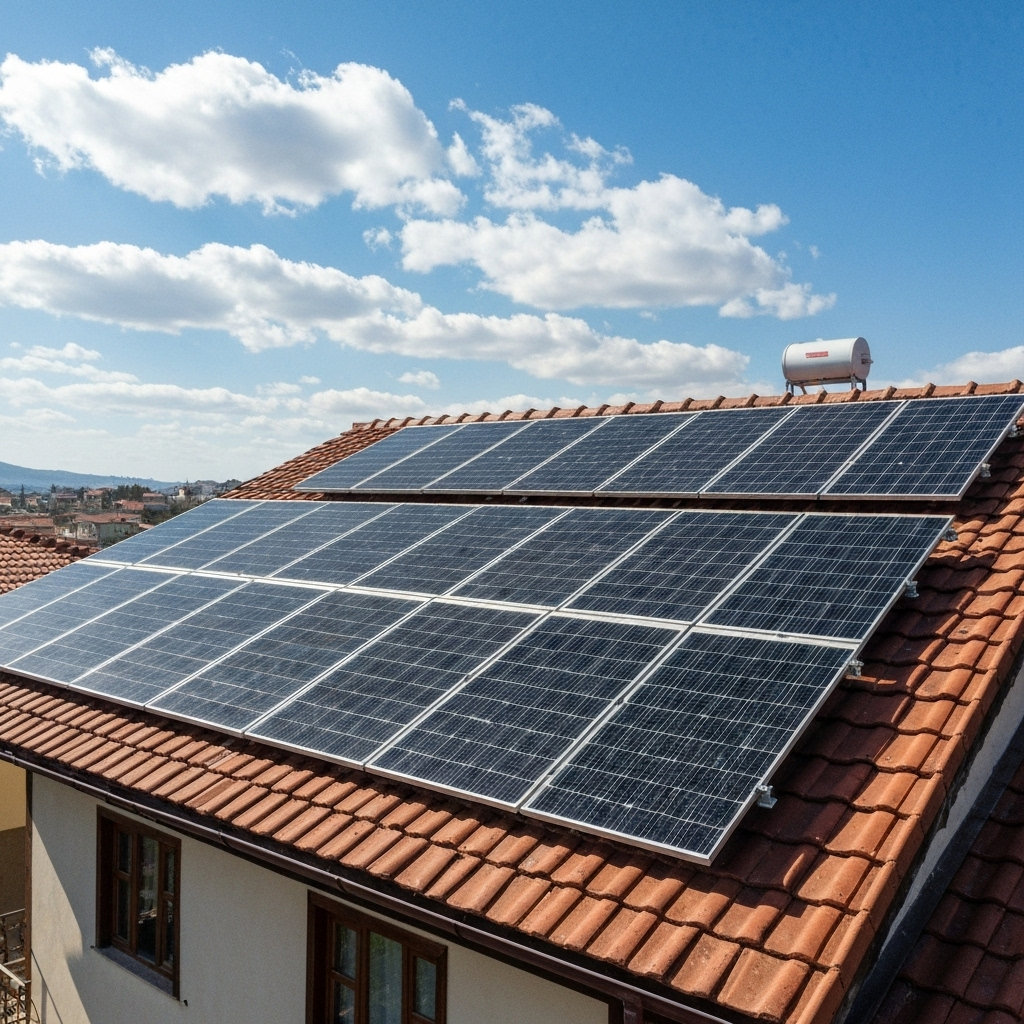 Konut GES (3–10 kW) - Evler için güneş enerjisi sistemleri. Elektrik faturanızı düşürün.